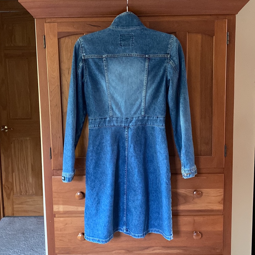 Vintage XOXO Denim button up dress coat - Picture 8 of 12
